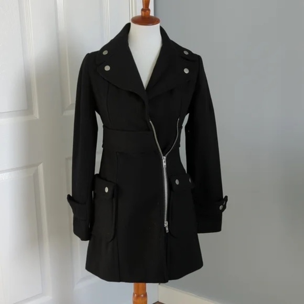 Urban Outfitters Silence + Noise Black Wool Jacket